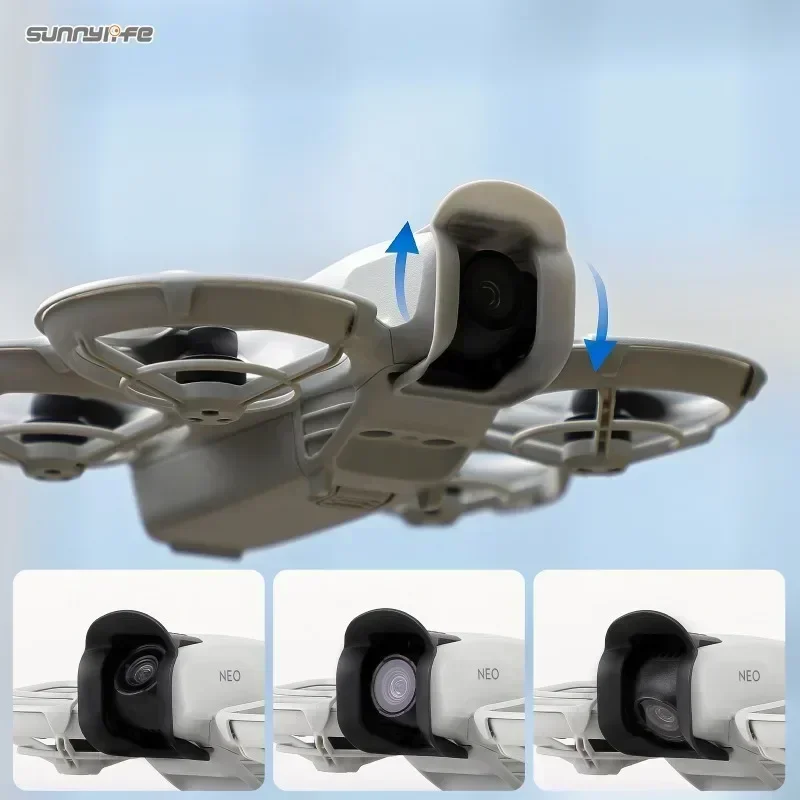Drone Sun Shade - เลนส์ฮูดป้องกันแสงสะท้อนเลนส์บังแดดซันฮูดฝาครอบป้องกันเลนส์สำหรับอุปกรณ์เสริมโดรน DJI NEO