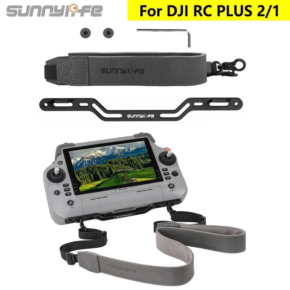 Drone Neck Strap - Sunnylife รีโมทคอนโทรลสายคล้องคอพร้อมคลิปตะขอสําหรับ DJI RC PLUS 2/1