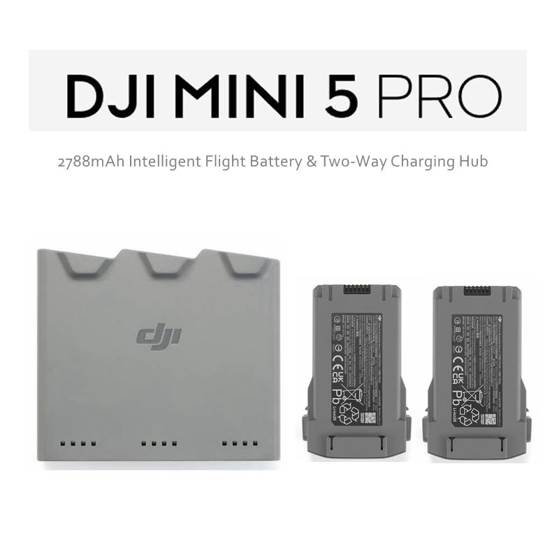 Drone Charging Hub - แบตเตอรี่โดรน DJI ของแท้ 2788mAh พร้อมแท่นชาร์จแบบสองทาง สำหรับ