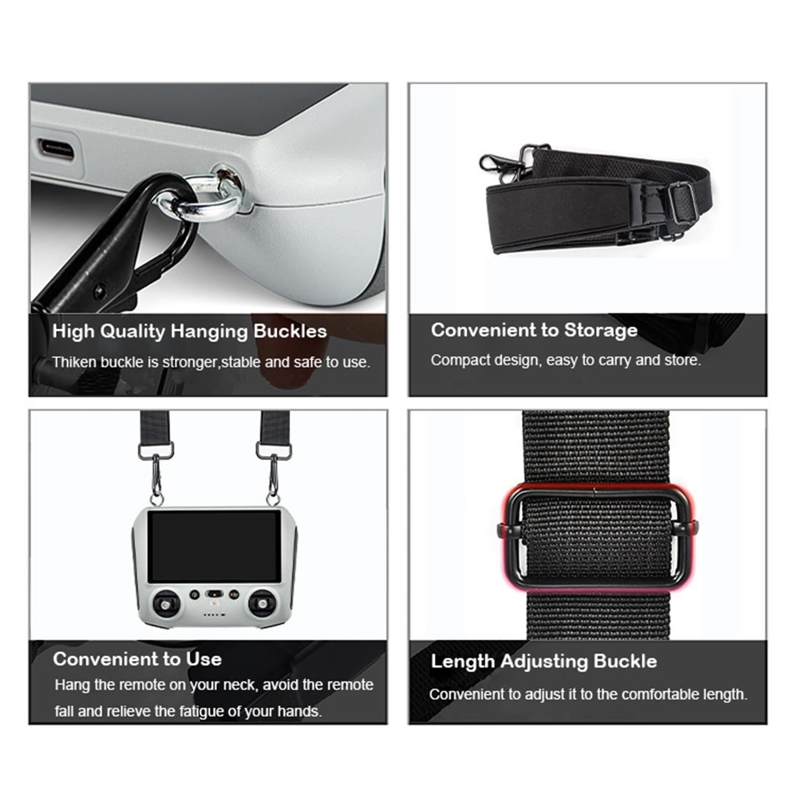 สายคล้องคอสําหรับ DJI RC/RC 2/ - Drone Neck Strap บทวิจารณ์และราคา