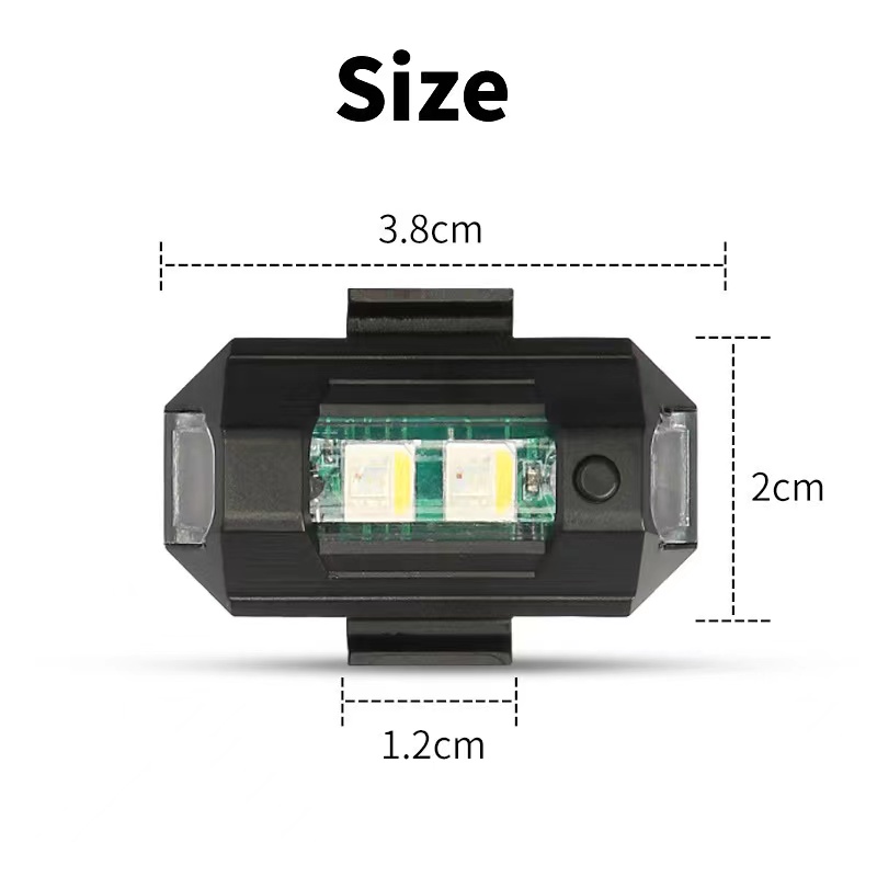 ไฟรถจักรยานยนต์ Drone Strobe L - Drone Beacon Light บทวิจารณ์และราคา
