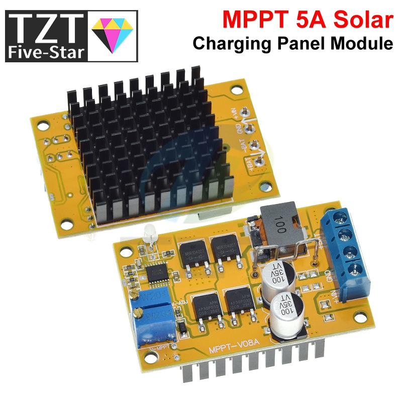 TZT 5A MPPT แผงควบคุมพลังงานแส - Drone Solar Charger บทวิจารณ์และราคา